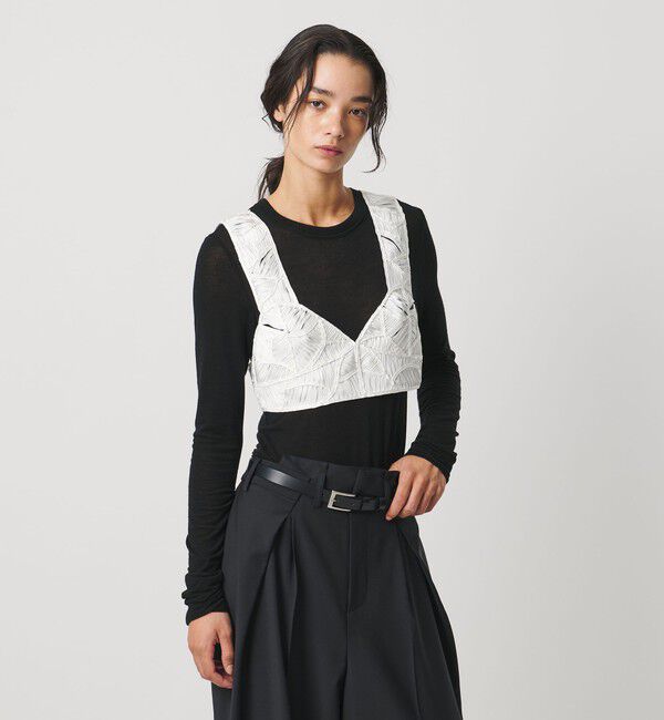 AEWEN MATOPH「＜AEWEN MATOPH＞コードエンブロイダリービスチェ」|シャツ・ブラウス|