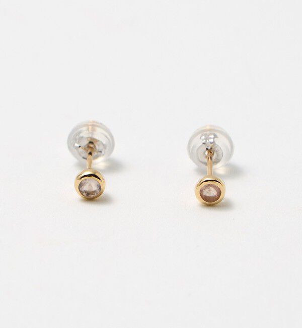 UNITED ARROWS「【別注】＜les bonbon＞K10 ESSENCE ピアス」|ピアス|LT.PINK