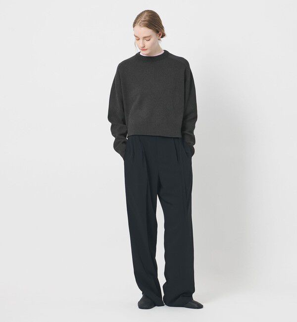 AEWEN MATOPH「＜AEWEN MATOPH＞スムースバイカラーニット」|ニット・セーター|