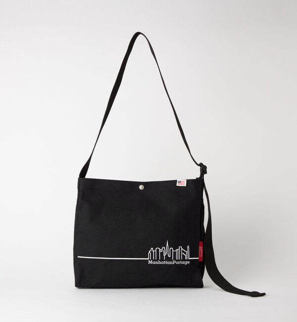 UNITED ARROWS green label relaxing「【別注】＜Manhattan Portage＞MP1478CVLUA キャンバス ショルダー バッグ」|その他|BLACK