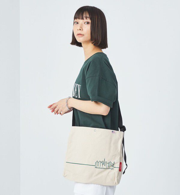 UNITED ARROWS green label relaxing「【別注】＜Manhattan Portage＞MP1478CVLUA キャンバス ショルダー バッグ」|その他|NATURAL