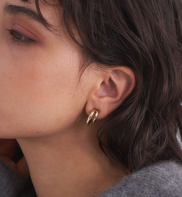 UNITED ARROWS green label relaxing「2ライン イヤリング」|イヤリング|