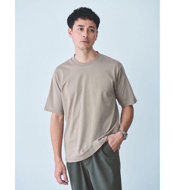UNITED ARROWS green label relaxing「【WEB限定】JUST fit ジャケイン T 半袖 Tシャツ カットソー -吸水速乾・抗菌-」|Tシャツ・カットソー|MOCA