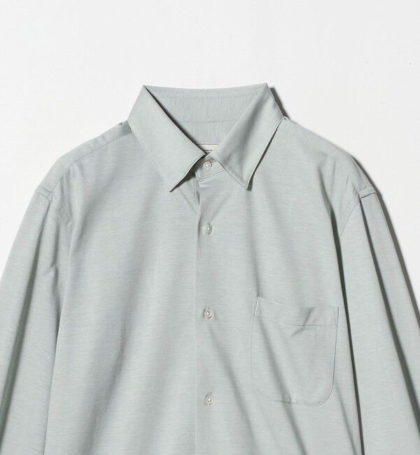 UNITED ARROWS green label relaxing「エブリット TC ジャージー スナップ ボタンダウン シャツ -イージーアイロン・吸水速乾・抗菌-」|シャツ・ブラウス|