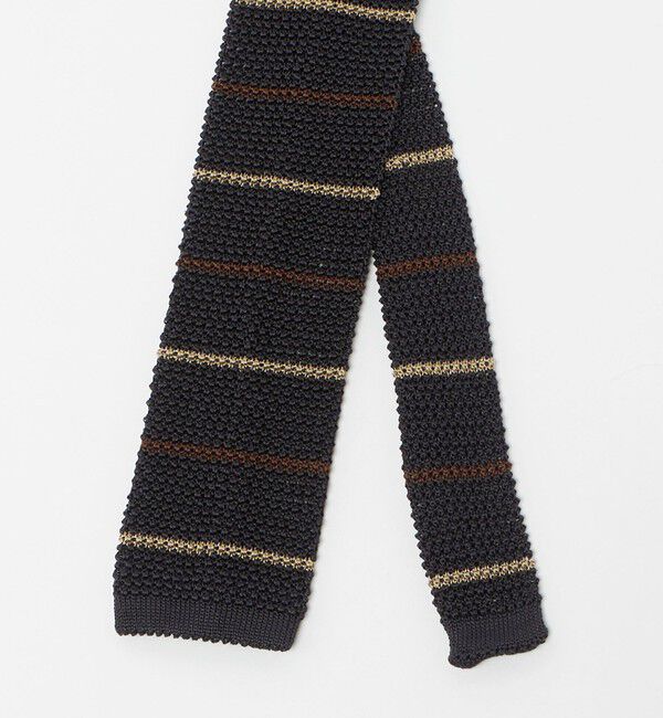 UNITED ARROWS green label relaxing「＜Bleck＞6.5cm ボーダー ニット ネクタイ ニットタイ」|ネクタイ・蝶ネクタイ|
