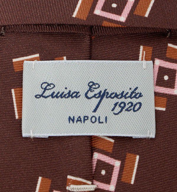 UNITED ARROWS green label relaxing「＜Luisa Esposito＞8.0cm スタンプ コモン3 ネクタイ」|ネクタイ・蝶ネクタイ|