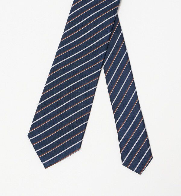 UNITED ARROWS green label relaxing「GLR シルク2 8.0cm ストライプ4 ネクタイ」|ネクタイ・蝶ネクタイ|