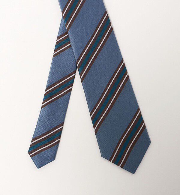 UNITED ARROWS green label relaxing「GLR シルク2 8.0cm ストライプ1 ネクタイ」|ネクタイ・蝶ネクタイ|