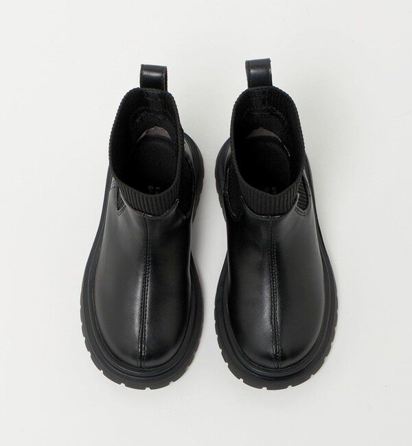 UNITED ARROWS green label relaxing「ストレッチ リブ ショートブーツ / キッズ  17cm-23cm」|ロングブーツ|