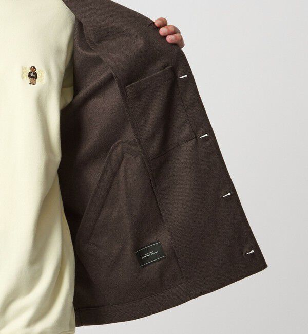 UNITED ARROWS green label relaxing「WONDER CLOTH ノーカラー カーディガン -ストレッチ-」|カーディガン|