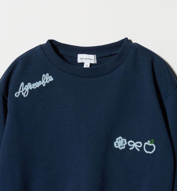 UNITED ARROWS green label relaxing「チェーンステッチ 裏毛プルオーバー / トレーナー100cm-160cm」|Tシャツ・カットソー|