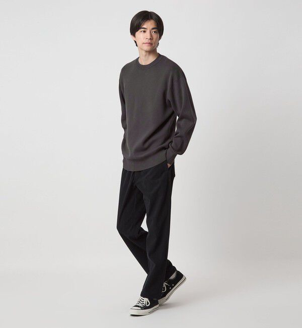 UNITED ARROWS green label relaxing「コットン スウェット クルーネック ニット」|ニット・セーター|