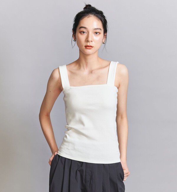 BEAUTY&YOUTH UNITED ARROWS「コットンブレンド ベア タンクトップ」|タンクトップ|