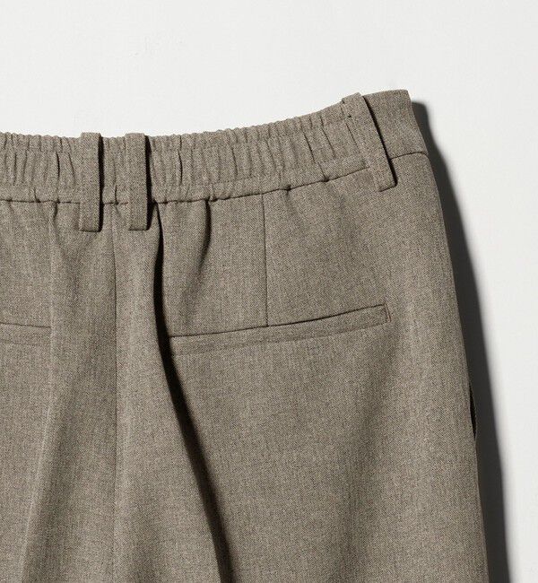 BEAUTY&YOUTH UNITED ARROWS「ポリエステルブレンド バックゴムストレートパンツ」|スラックス|
