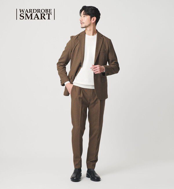 BEAUTY&YOUTH UNITED ARROWS「【WEB限定 WARDROBE SMART】LANATEC OX セットアップ/背抜きジャケット＆イージーパンツ」|スーツ|MD.BROWN