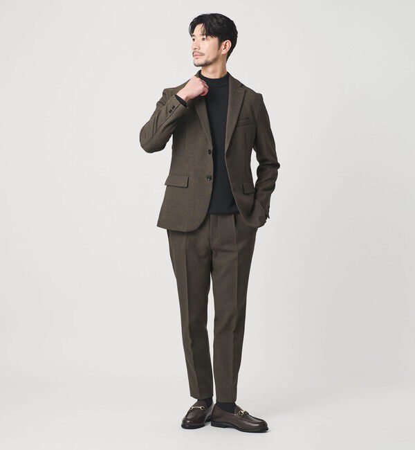 BEAUTY&YOUTH UNITED ARROWS「【WEB限定 WARDROBE SMART】LANATEC OX セットアップ/背抜きジャケット＆イージーパンツ」|スーツ|