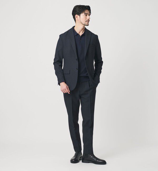 BEAUTY&YOUTH UNITED ARROWS「【WEB限定 WARDROBE SMART】LANATEC OX セットアップ/背抜きジャケット＆イージーパンツ」|スーツ|