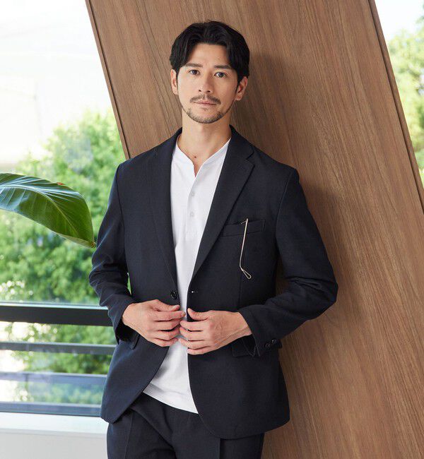 BEAUTY&YOUTH UNITED ARROWS「【WEB限定 WARDROBE SMART】LANATEC OX セットアップ/背抜きジャケット＆イージーパンツ」|スーツ|