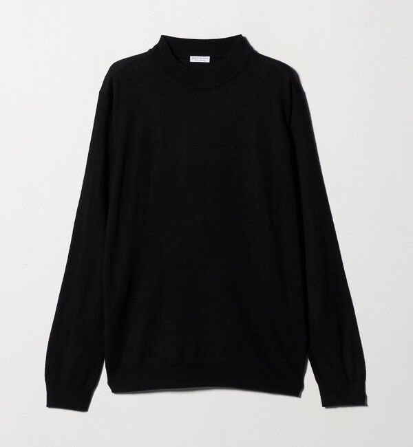 BEAUTY&YOUTH UNITED ARROWS「【WEB限定 WARDROBE SMART】マシーンウォッシャブル ウールミックス ジャケット クルーネック」|ニット・セーター|