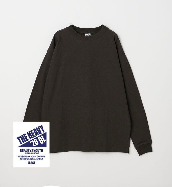 BEAUTY&YOUTH UNITED ARROWS「&rdquo;THE HEAVY&rdquo;10oz ヘビー ワイド クルーネック カットソー」|Tシャツ・カットソー|DK.GRAY