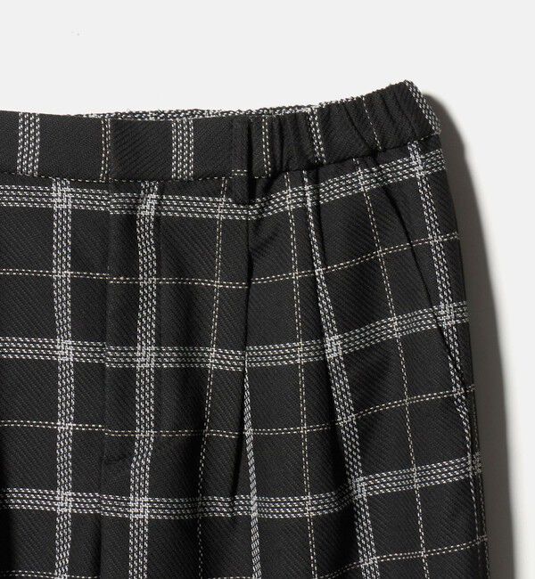 BEAUTY&YOUTH UNITED ARROWS「【WEB限定】裏起毛ウィンドウペン タックワイドパンツ ウォッシャブル」|その他|