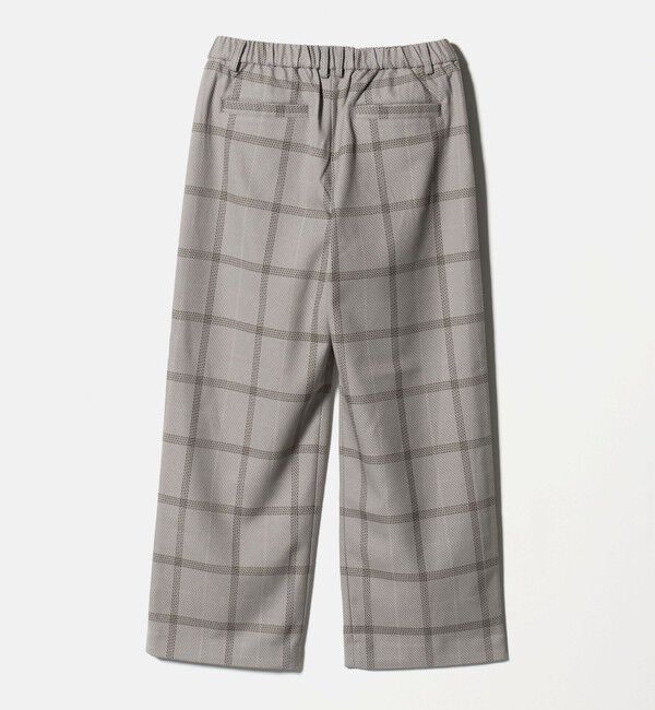 BEAUTY&YOUTH UNITED ARROWS「【WEB限定】裏起毛ウィンドウペン タックワイドパンツ ウォッシャブル」|その他|