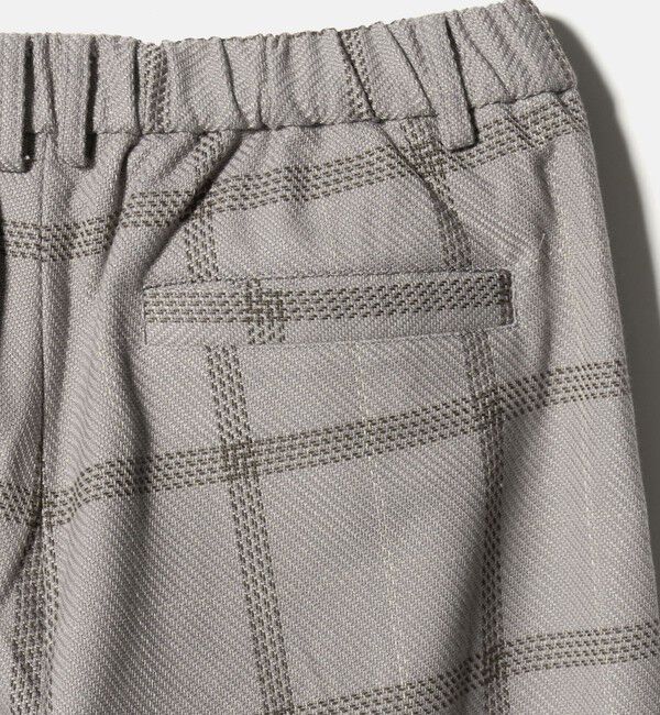 BEAUTY&YOUTH UNITED ARROWS「【WEB限定】裏起毛ウィンドウペン タックワイドパンツ ウォッシャブル」|その他|