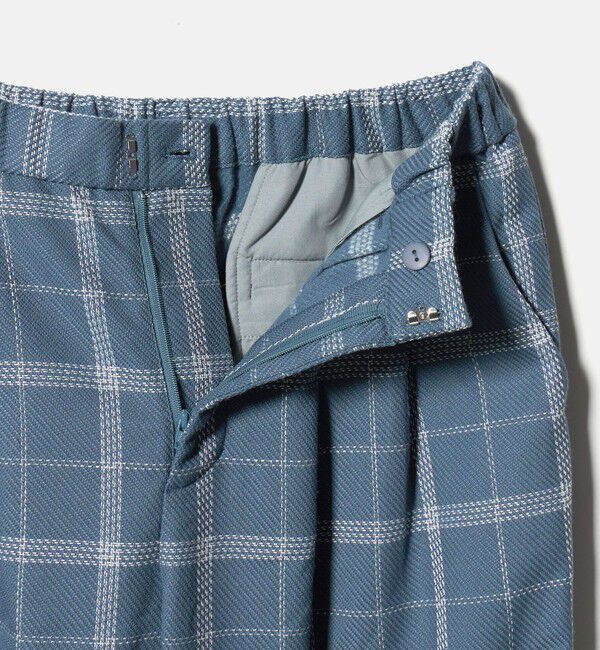 BEAUTY&YOUTH UNITED ARROWS「【WEB限定】裏起毛ウィンドウペン タックワイドパンツ ウォッシャブル」|その他|