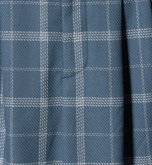 BEAUTY&YOUTH UNITED ARROWS「【WEB限定】裏起毛ウィンドウペン タックワイドパンツ ウォッシャブル」|その他|