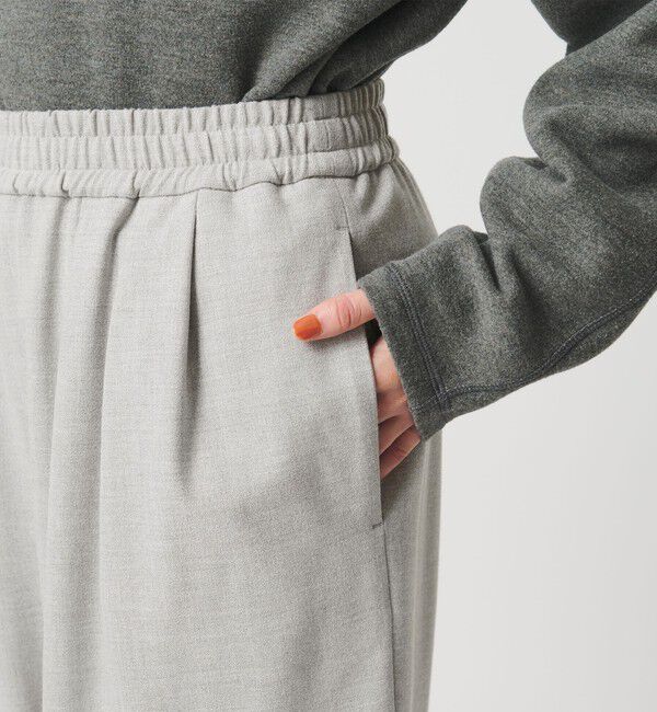 BEAUTY&YOUTH UNITED ARROWS「裏起毛ジョーゼット ワイドパンツ ウォッシャブル」|その他|