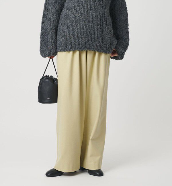 BEAUTY&YOUTH UNITED ARROWS「裏起毛ジョーゼット ワイドパンツ ウォッシャブル」|その他|