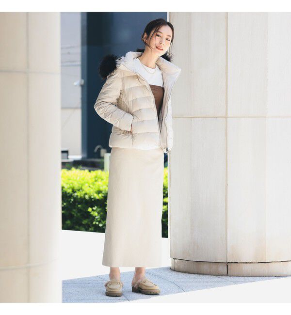 Demi-Luxe BEAMS 「TATRAS &times; Demi-Luxe BEAMS / 別注 KOSAVA セイル ファー ダウンジャケット」|ブルゾン・スタジャン|