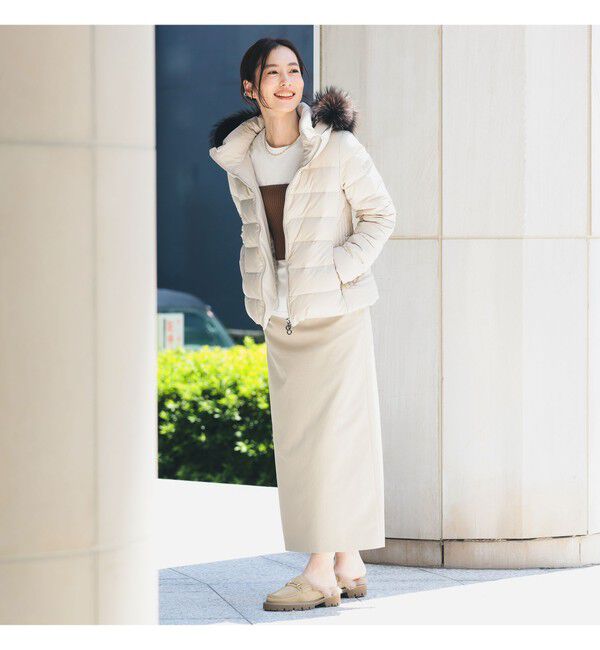 Demi-Luxe BEAMS 「TATRAS &times; Demi-Luxe BEAMS / 別注 KOSAVA セイル ファー ダウンジャケット」|ブルゾン・スタジャン|