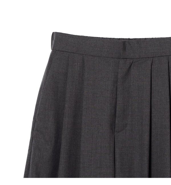 Demi-Luxe BEAMS 「ATON / ウールトロピカル ワイドイージーパンツ」|チノ|