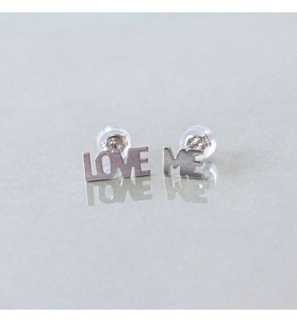 Ray BEAMS 「シルバー LOVE ME ピアス」|その他|SILVER