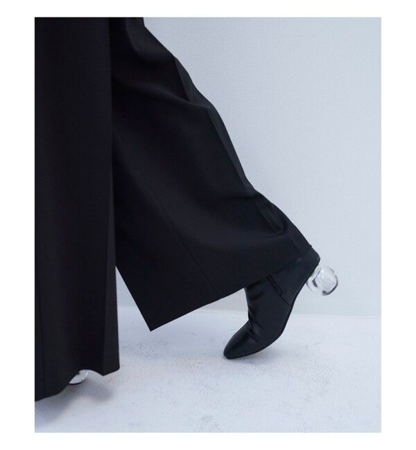 Ray BEAMS 「RBS / クリア ヒール ブーツ」|その他|BLACK