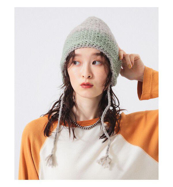 BEAMSBOY「2トーン イヤー キャップ」|その他|GREY