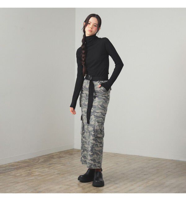 Ray BEAMS 「ソフト 天竺 タートルネック トップス」|その他|