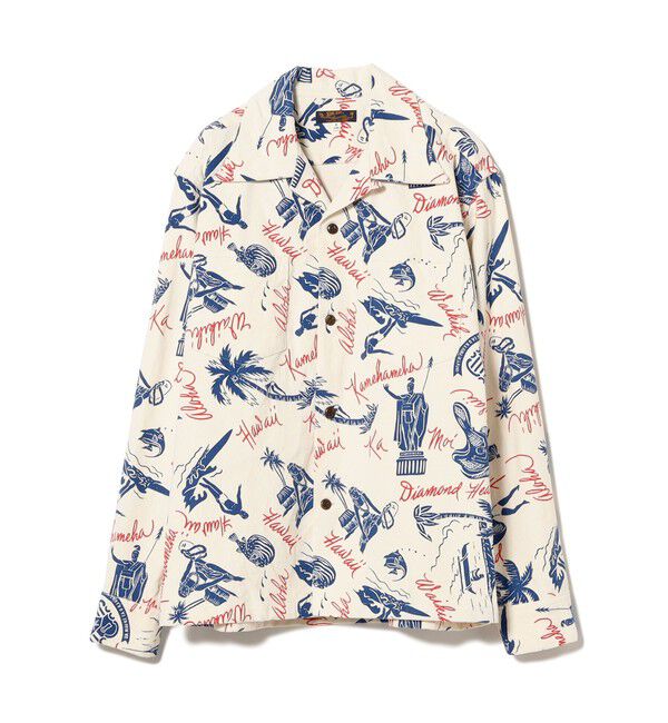 BEAMSBOY「SUN SURF / CORDUROY OPEN SHIRT」|シャツ・ブラウス|OFF_WHT