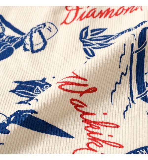 BEAMSBOY「SUN SURF / CORDUROY OPEN SHIRT」|シャツ・ブラウス|
