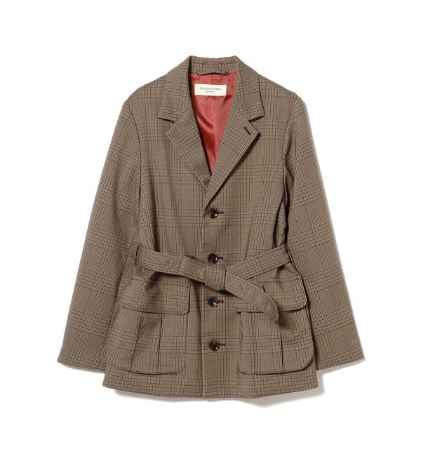 BEAMSBOY「チェック シューティング ジャケット」|テーラードジャケット|