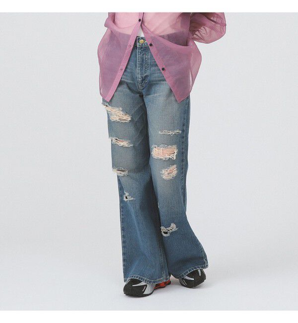 Ray BEAMS 「【別注】Lee / RIPPED JEANS」|デニム|