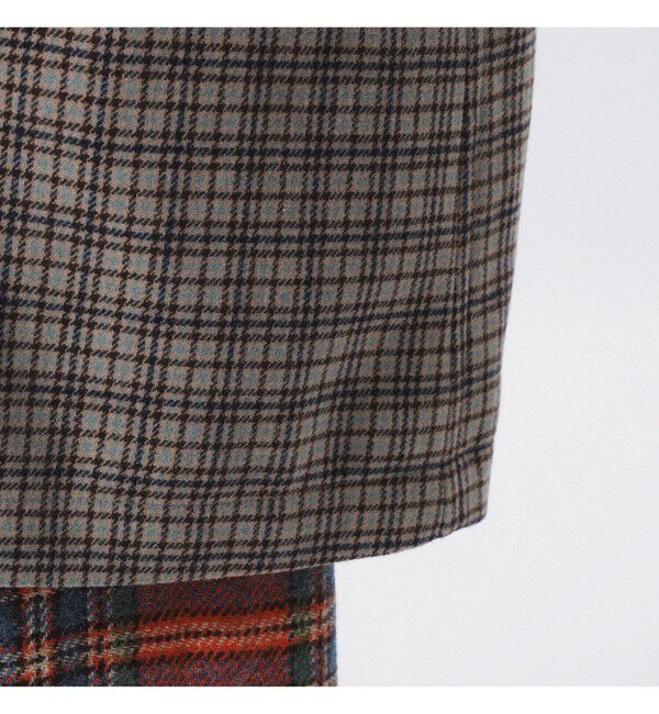 BEAMSBOY「ガンクラブ チェック コート」|ダッフルコート|