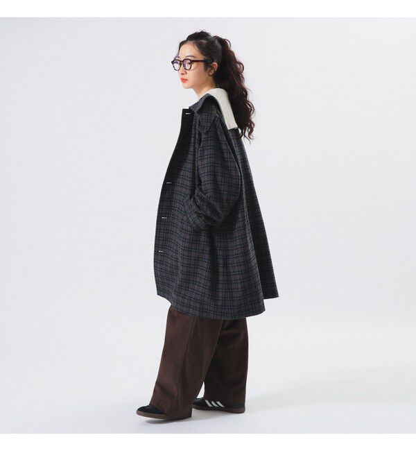BEAMSBOY「ガンクラブ チェック コート」|ダッフルコート|