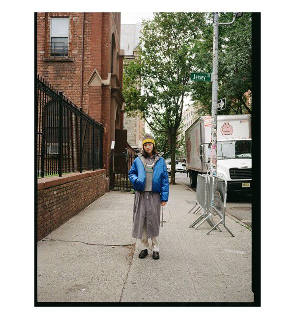 BEAMSBOY「リバーシブル ダウン ジャケット」|ブルゾン・スタジャン|