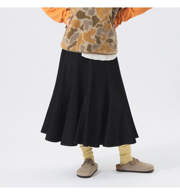 BEAMSBOY「デニム フレア スカート」|スカート|