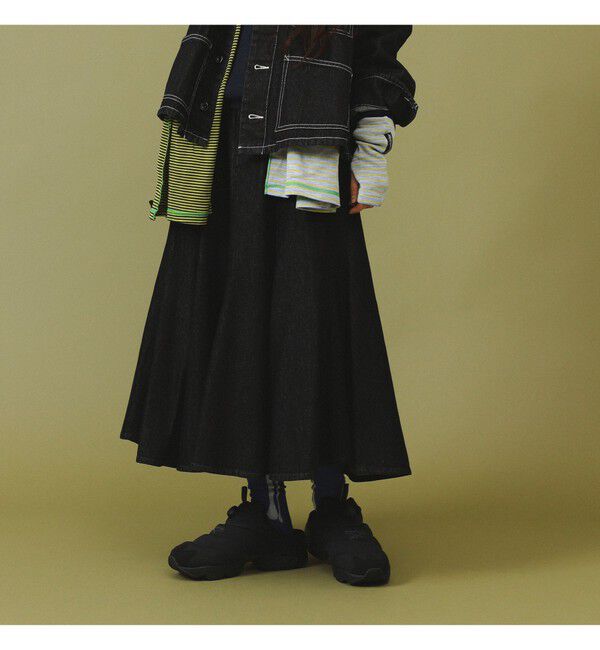 BEAMSBOY「デニム フレア スカート」|スカート|