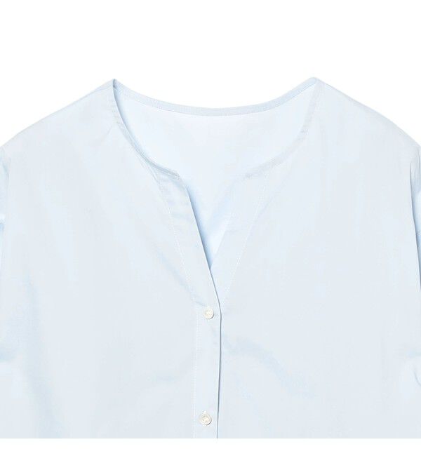 Ray BEAMS 「キーネック フレア ブラウス」|シャツ・ブラウス|