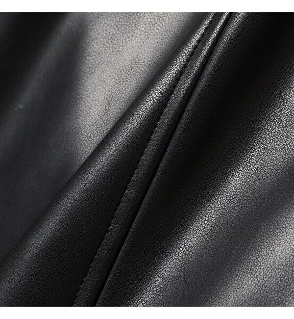 Demi-Luxe BEAMS 「フェイクレザー セミタイトスカート」|スカート|