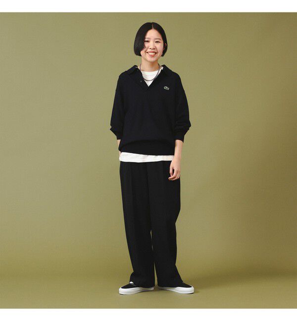 BEAMSBOY「【別注】LACOSTE / ニット ポロシャツ」|ニット・セーター|